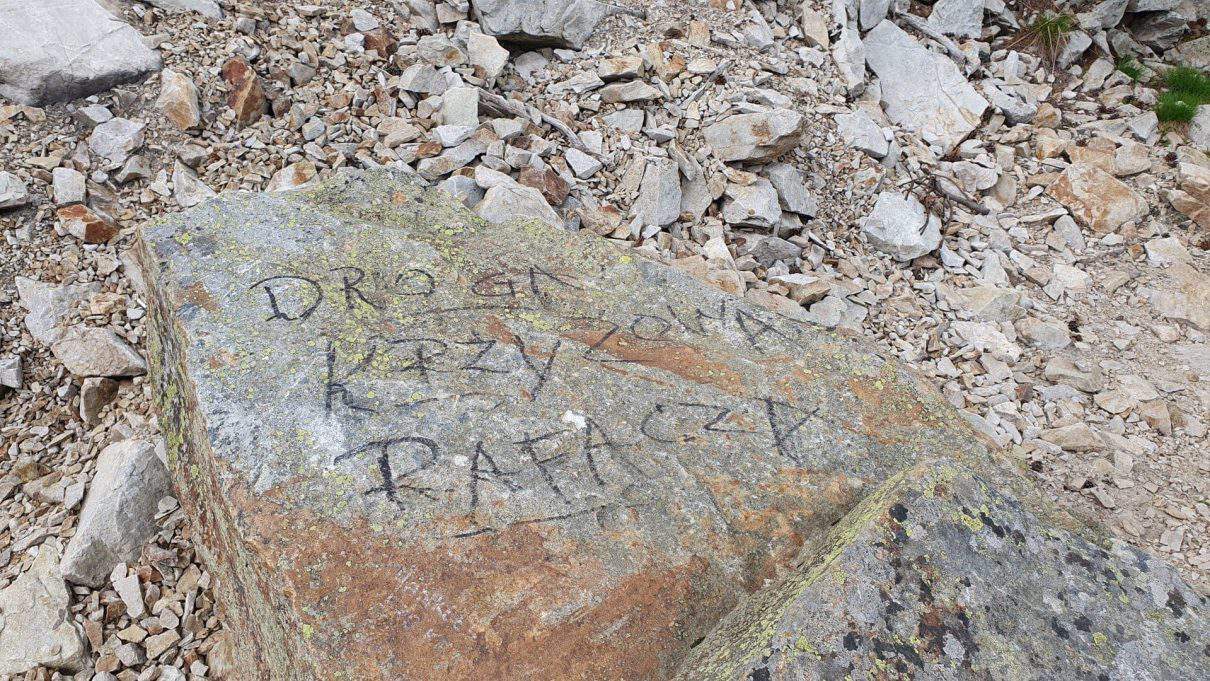 Wandale oszpecili słynny szlak prowadzący na Giewont