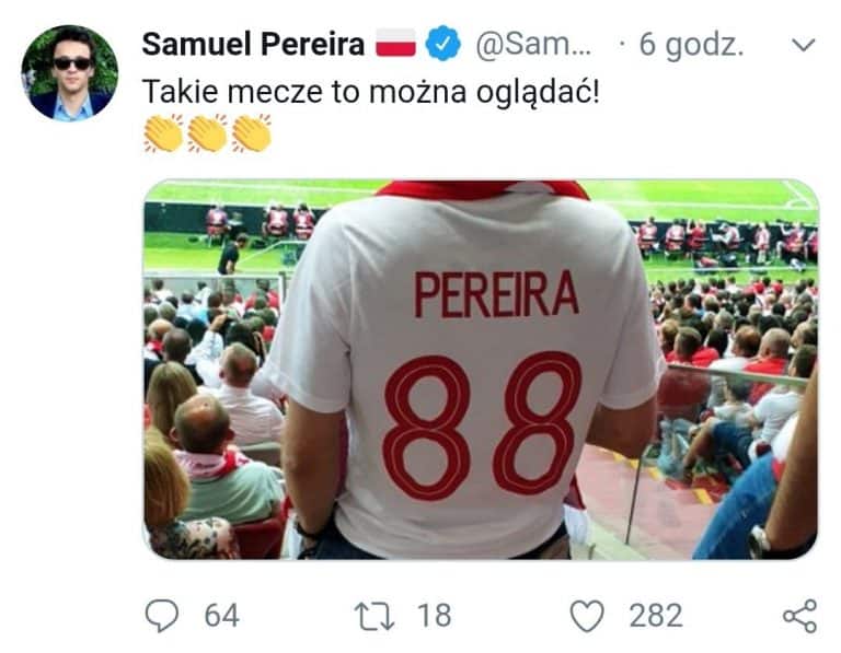 Samuel Pereira został oskarżony o neonazizm bo… założył koszulkę z swoim rokiem urodzenia…