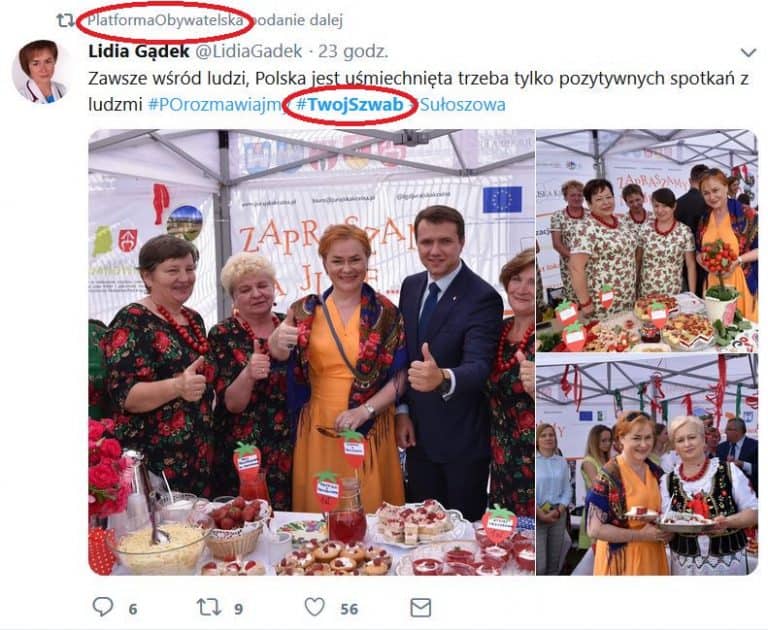 #TwojSzwab, czyli Platformy Obywatelskiej strzał w stopę