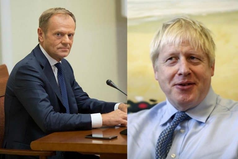 Donald Tusk odrzucił propozycję Borisa Johnsona odnośnie twardego Brexitu