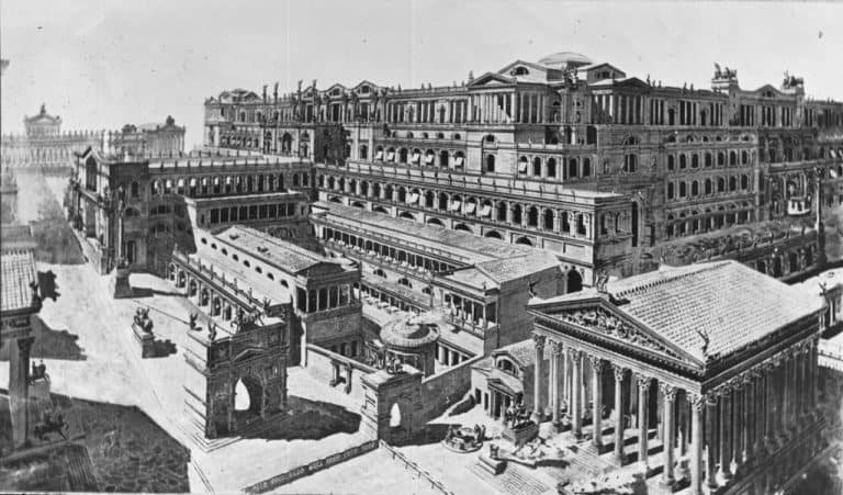 Nawet 1400 osób mogło słuchać mów wygłaszanych na Forum Romanum