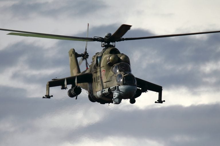Wypadek polskiego śmigłowca Mi-24 na lotnisku w Białej Podlaskiej