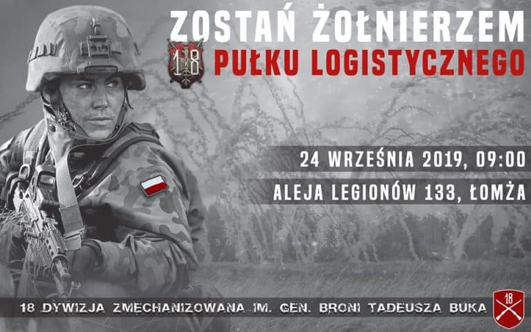 Kwalifikacje do zawodowej służby wojskowej w 18 Pułku Logistycznym