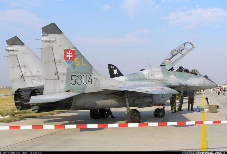 Na Słowacji rozbił się samolot myśliwski MiG-29