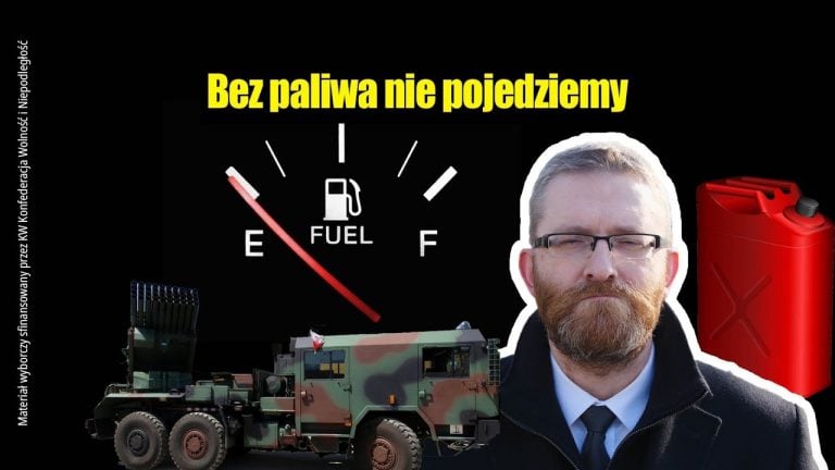 [WIDEO] Grzegorz Braun: Bez paliwa nie pojedziemy