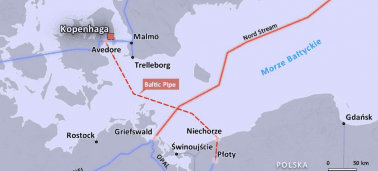 Dania wydała komplet zgód niezbędnych do budowy gazociągu Baltic Pipe