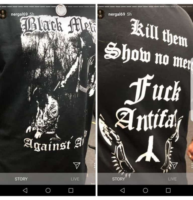 Nergal nawołuje do… strzelania do Antify