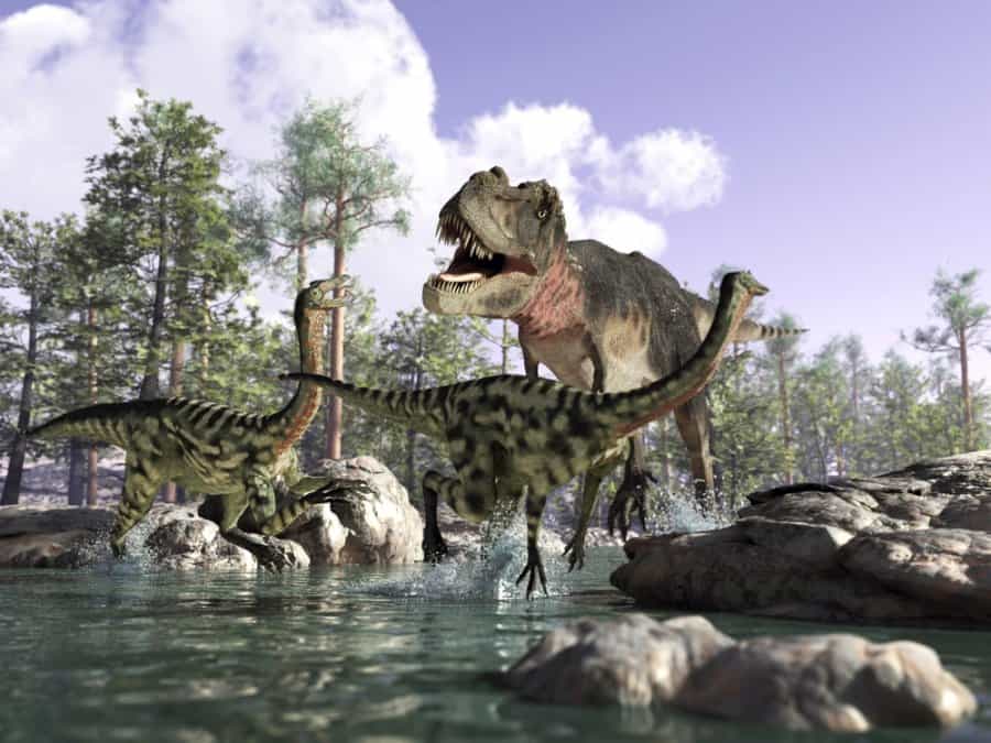 Wiele gatunków dinozaurów zamieszkiwało Arktykę przez cały rok