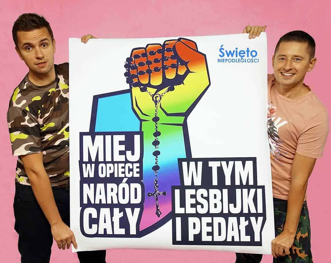 Działacze LGBT znów prowokują przerabiając plakat Marszu Niepodległości
