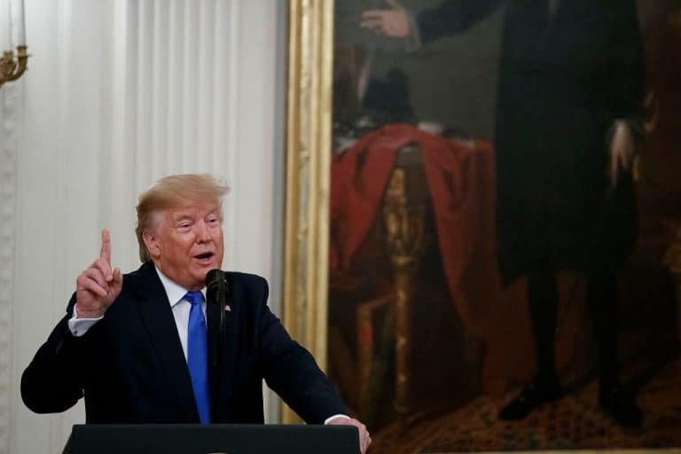 Donald Trump udzielił poparcia protestującym w Hong Kongu