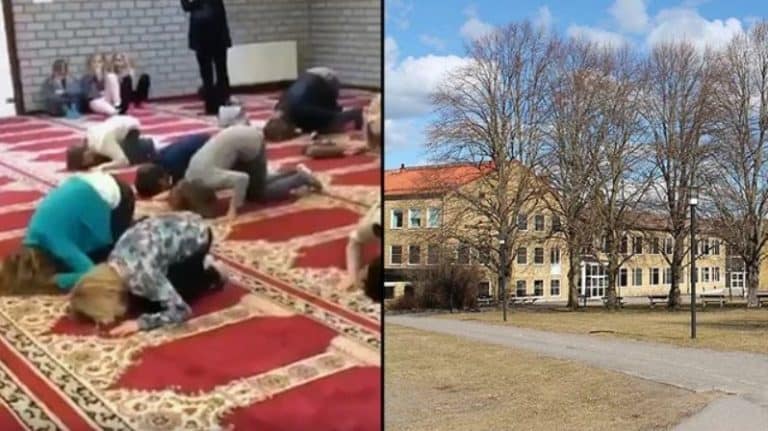 Szwedzka szkoła zmusza uczniów do odmawiania modlitwy muzułmańskiej w języku arabskim