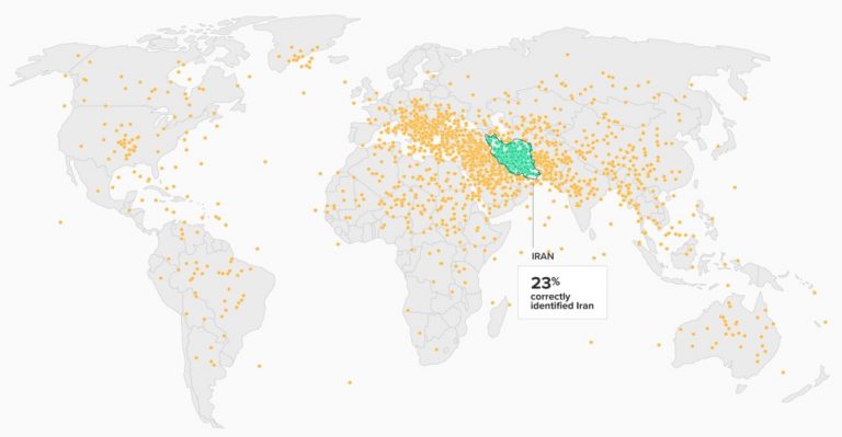 Większość Amerykanów ma problem ze wskazaniem, gdzie leży Iran