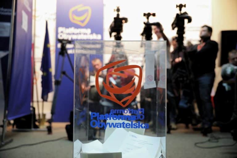 Gwałtownie skurczyła się liczba członków Platformy Obywatelskiej