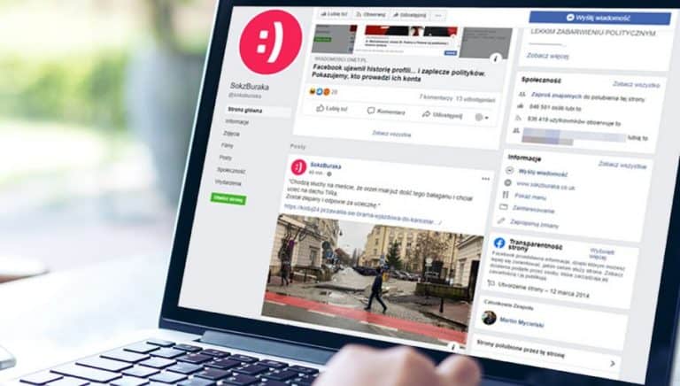Hejterską stroną SokzBuraka zarządza działacz KOD i Fundacji Otwarty Dialog