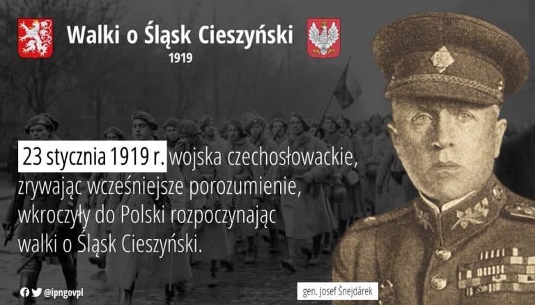 101 lat temu wojska czechosłowackie zaatakowały Polskę