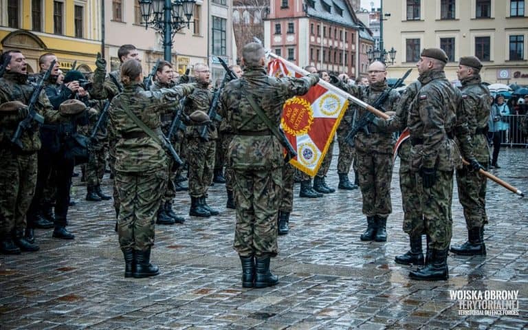 Pierwsza przysięga żołnierzy WOT na Dolnym Śląsku