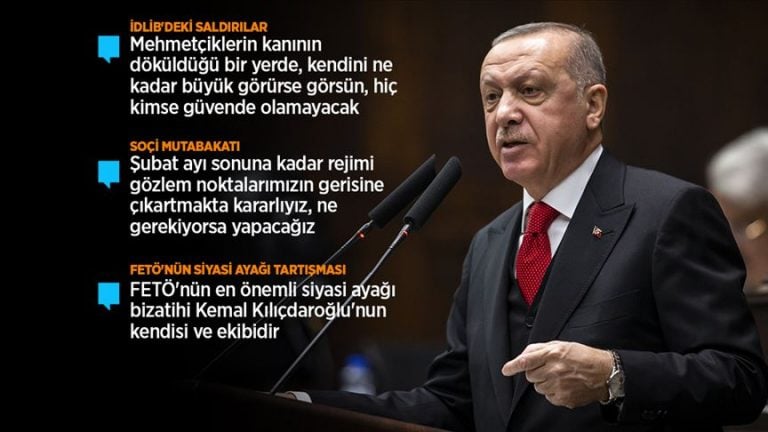 Erdogan: Jesteśmy zdeterminowani, aby do końca lutego usunąć siły reżimu z Idlibu