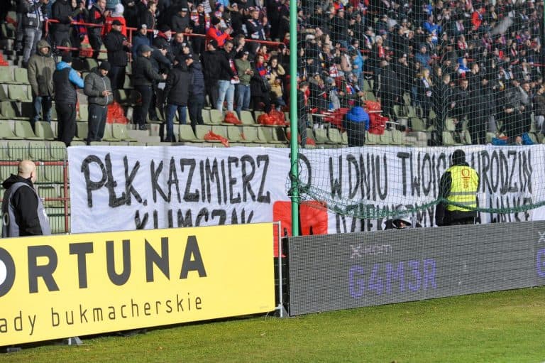 Kibice Rakowa Częstochowa upamiętnili polskiego bohatera