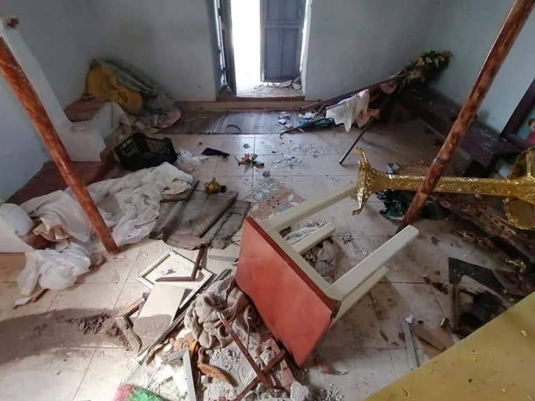 Migranci zdemolowali cerkiew na greckiej wyspie Lesbos