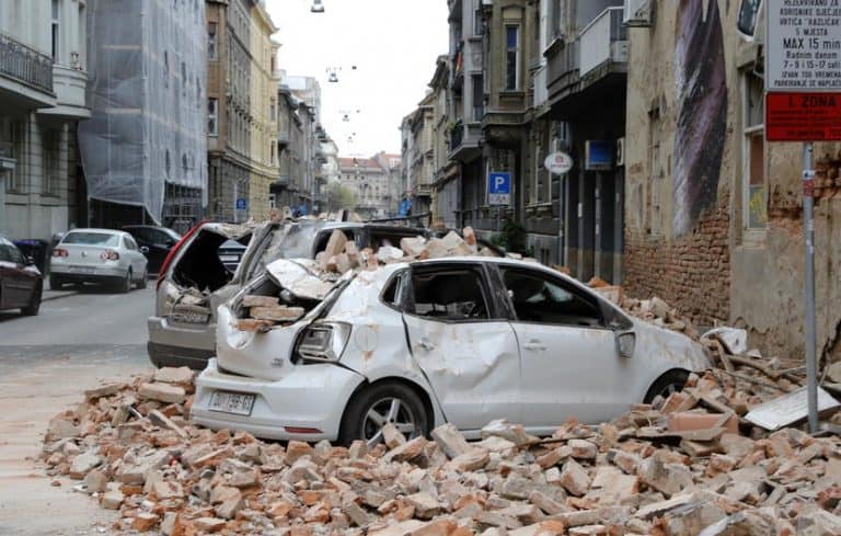 Silne trzęsienie ziemi w stolicy Chorwacji