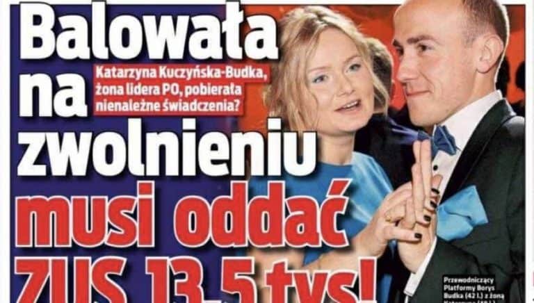 Żona Budki pobrała „nienależne świadczenia” na 13 tys. zł?