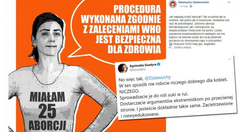 Juz nawet Agnieszka Gozdyra krytykuje feministki