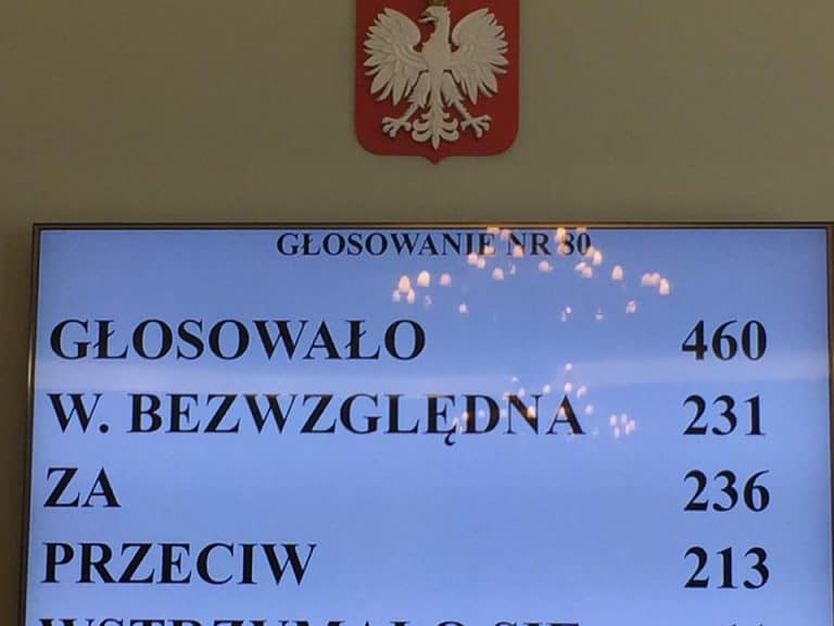 Sejm odrzucił uchwałę Senatu dot. odrzucenia ustawy o głosowaniu korespondencyjnym