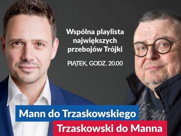 Mann z Trzaskowskim poprowadzili wspólną audycję