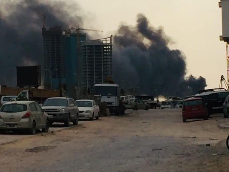Libijska Armia Narodowa bombarduje i ostrzeliwuje port lotniczy Mitiga