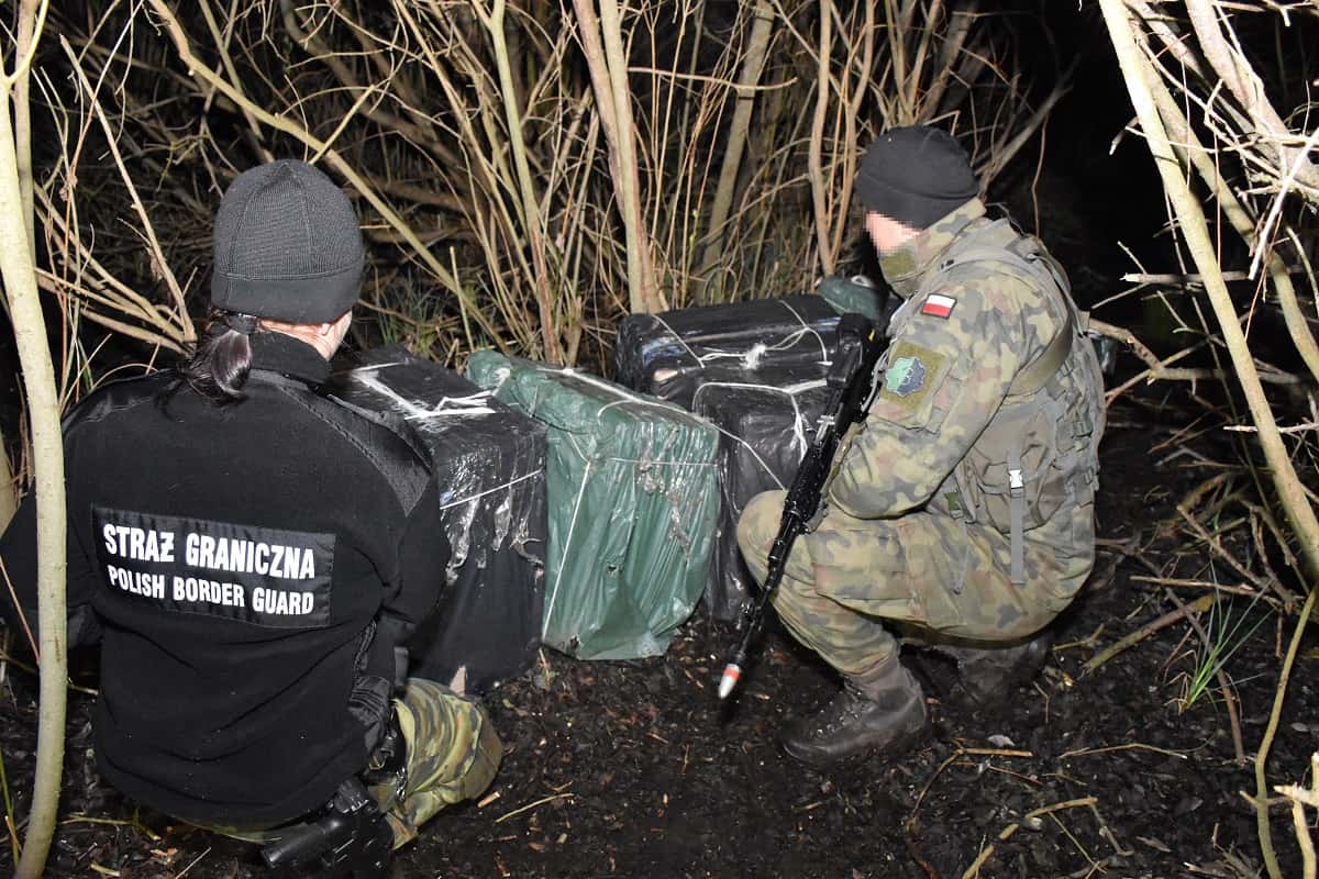 Nad brzegiem Bugu przemytnicy złapani zostali na gorącym uczynku