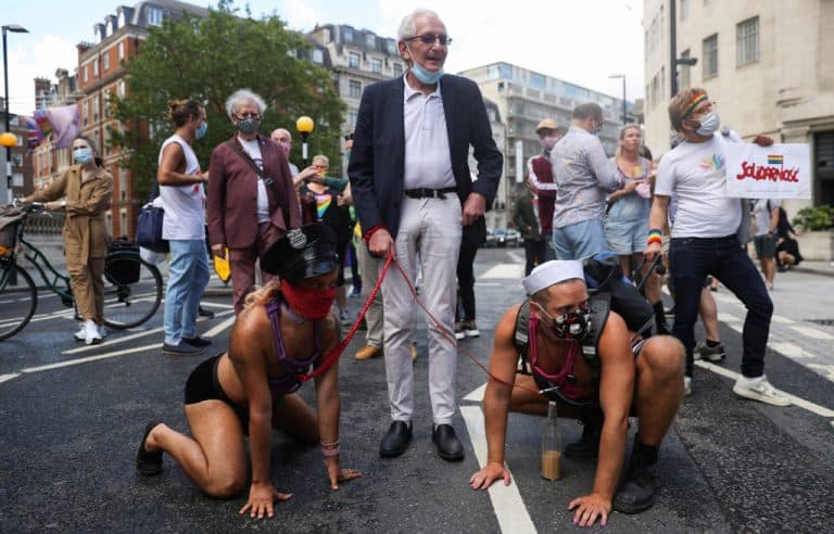Mieszkańcy Londynu byli świadkami gorszących scen z udziałem „Ludzi LGBT”