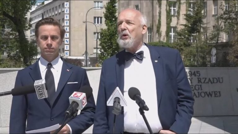 Krzysztof Bosak: Żądam delegalizacji Antify!