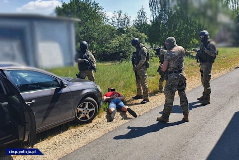 Policjanci z CBŚP zatrzymali Sylwestra G., mającego związek z tzw. łódzką ośmiornicą