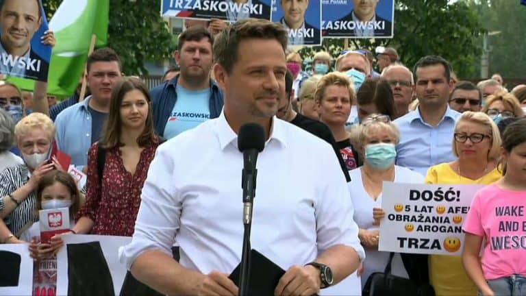 Trzaskowski w Płocku szydził z lokalnego dziennikarza