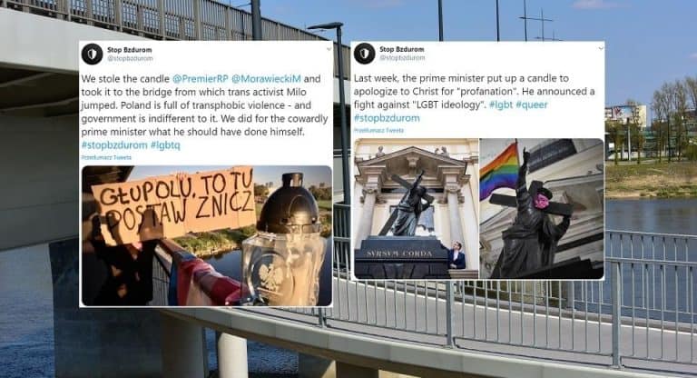 Środowiska LGBT nie przestają prowokować. Tym razem ukradziono znicz pozostawiony przez premiera Morawieckiego