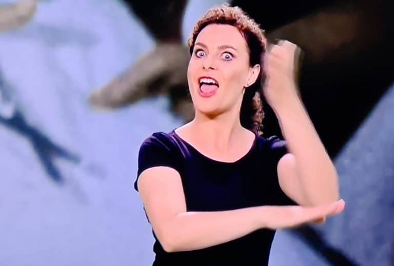 Pani od języka migowego skradła całe show