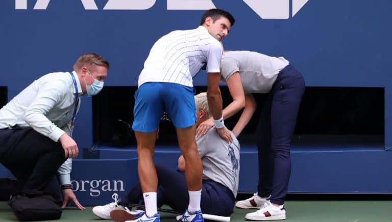 Novak Djoković został wyrzucony z US Open