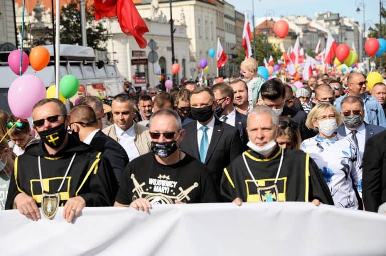 Prezydent Andrzej Duda wziął udział w warszawskim Marszu dla Życia i Rodziny
