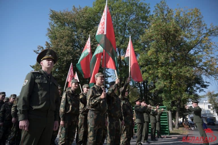 Dziś w Grodnie demonstrowali zwolennicy Aleksandra Łukaszenki