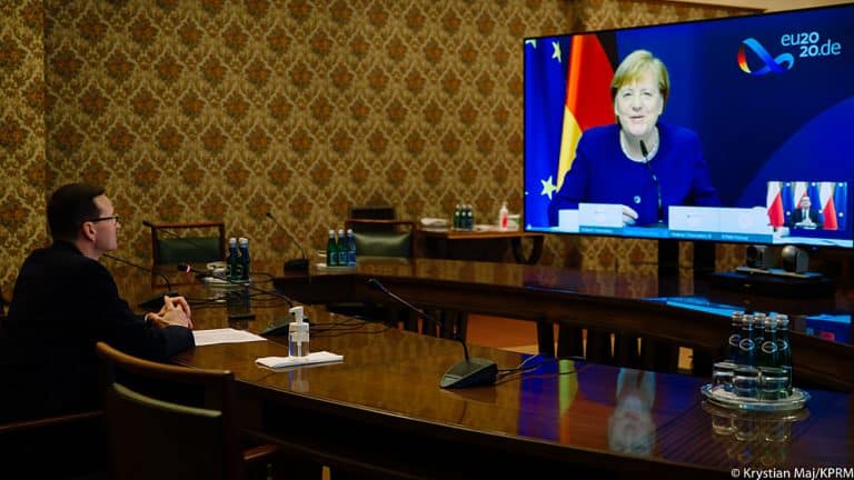 Premier: Potwierdziłem kanclerz Niemiec naszą gotowość do zawetowania nowego budżetu