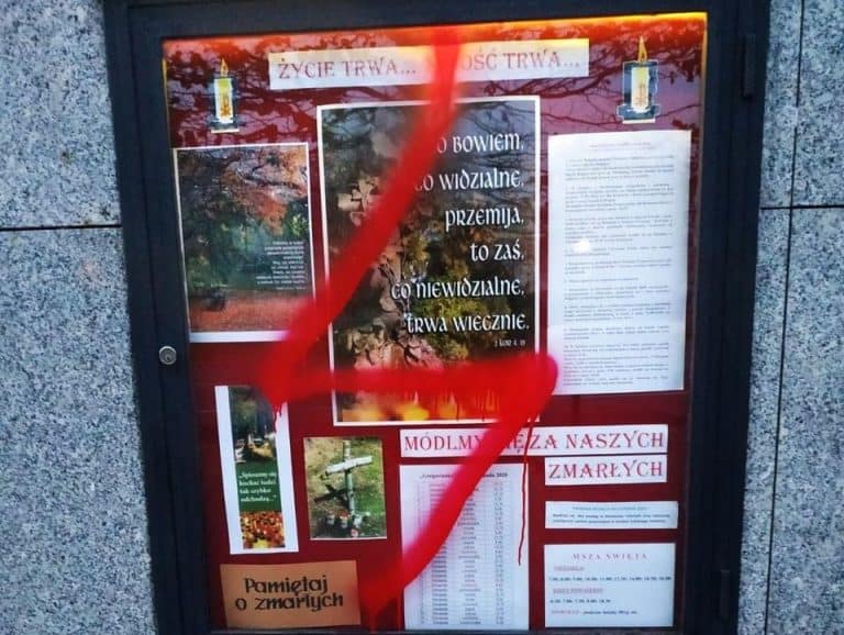 Kolejny atak na świątynię w Warszawie, napędzana przez lewaków agresja zbiera żniwo