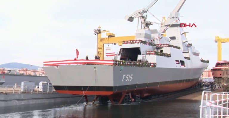Turcja zwodowała pierwszą z serii fregat krajowej produkcji