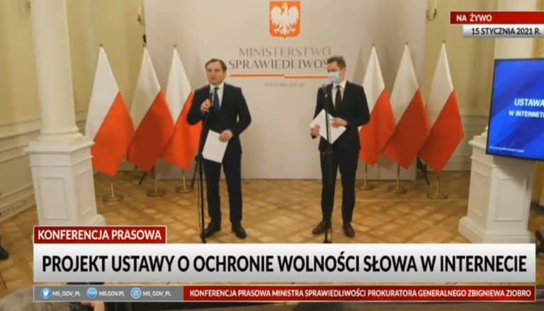 Co z wolnością słowa w internecie? Zbigniew Ziobro przedstawił założenia projektu ustawy