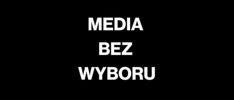 Od rana w Polsce trwa protest części mediów pod hasłem „Media bez wyboru”
