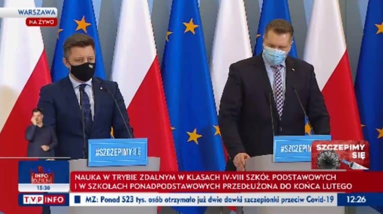 Czarnek: Przed końcem lutego uczniowie klas starszych nie wrócą do szkół
