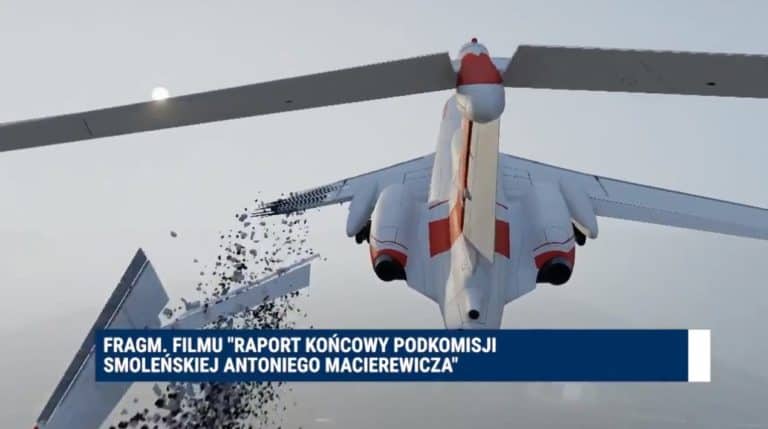 TV Republika opublikowała fragment filmu z raportu podkomisji smoleńskiej