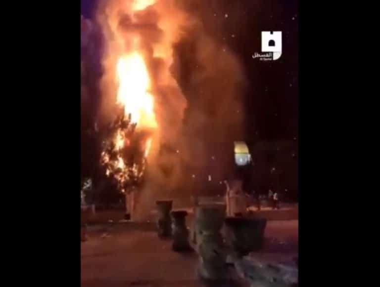 Pożar w Meczecie Al-Aksa w Jerozolimie – przy wiwatach Izraelczyków