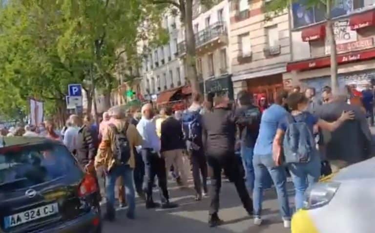 Pokojowa katolicka procesja brutalnie atakowana przez lewackich bandytów /filmy/