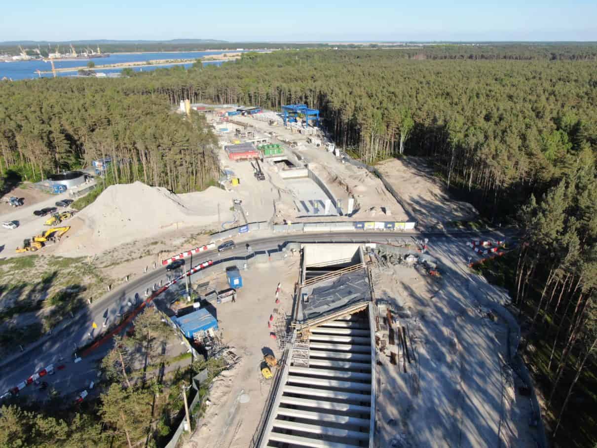 Tunel między wyspami Uznam i Wolin powinien byc gotowy we wrześniu