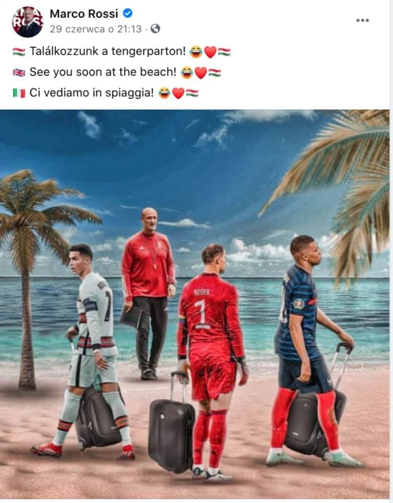 Węgierski selekcjoner kpi z Ronaldo i Neuera